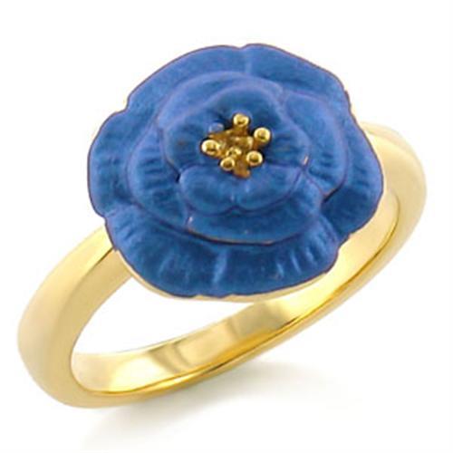 JCE469 Gold White Metal Ring with No Stone