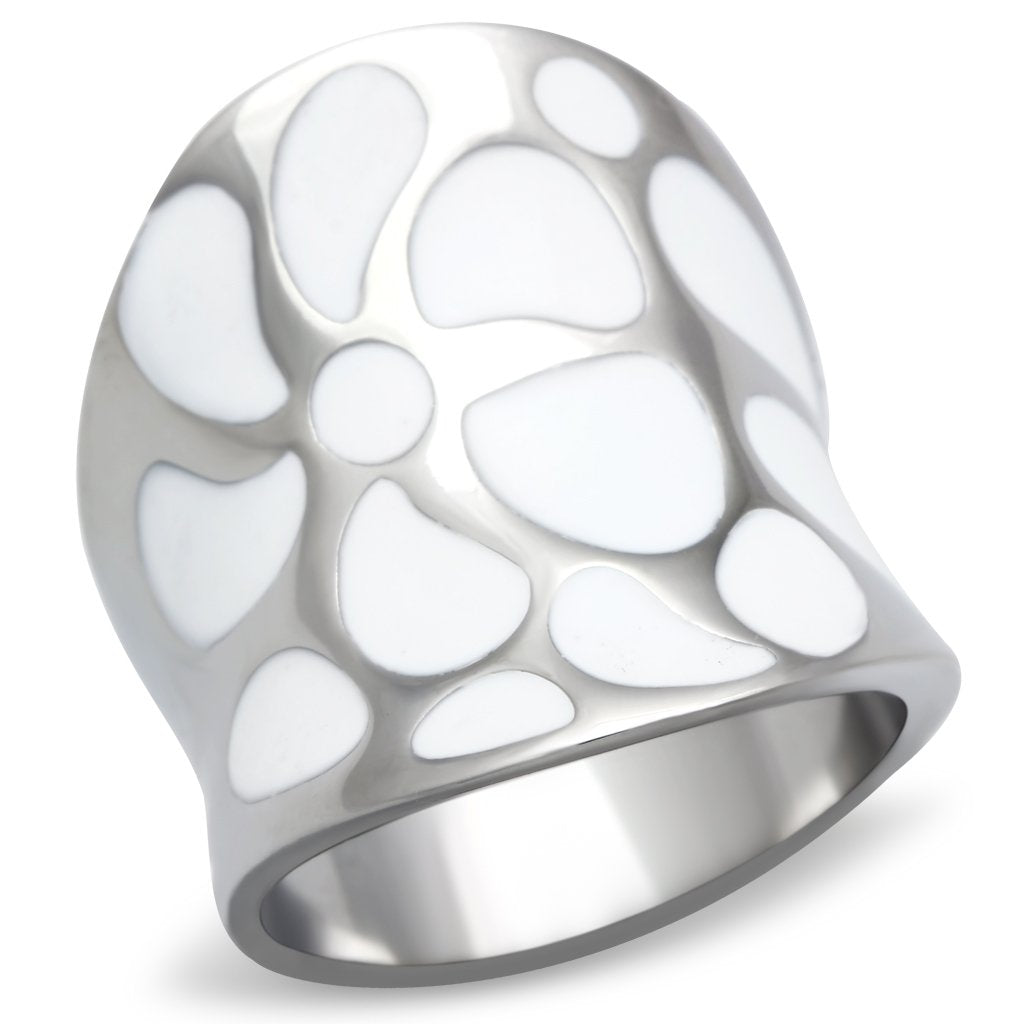 JCE224 High polished (no plating) Stainless Steel Ring with No Stone